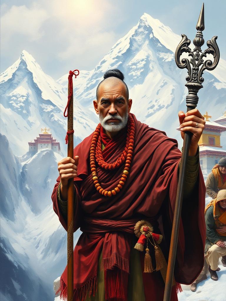 Tibetan Warrior Monk