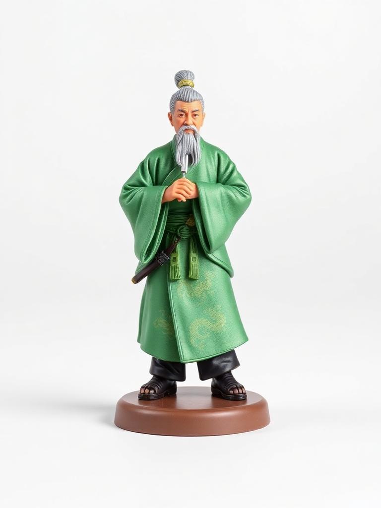 Painted commander figure of Sun Tzu